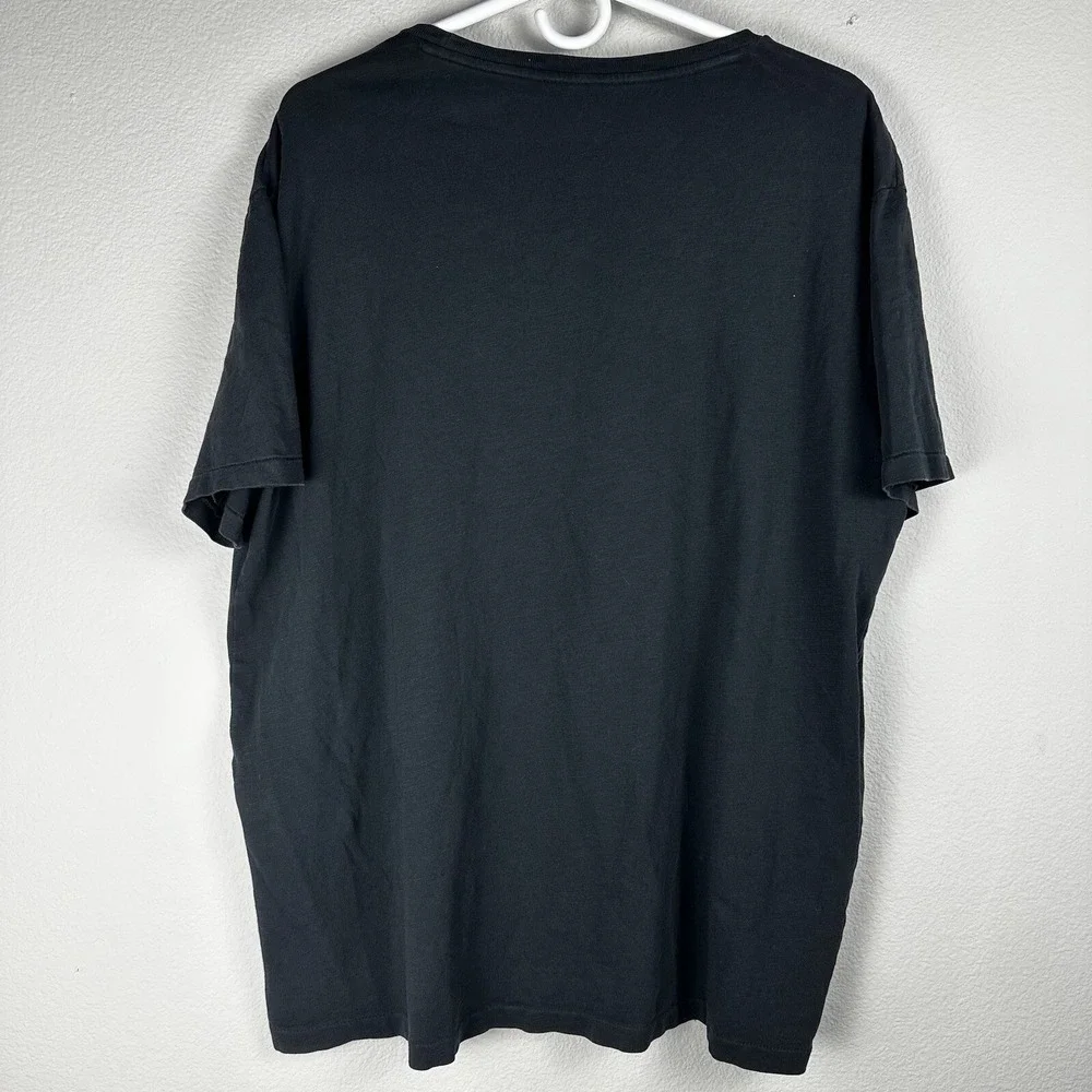 Polo Ralph Lauren T-shirt Men's Large Blue Gray Graphic Manhattan‎